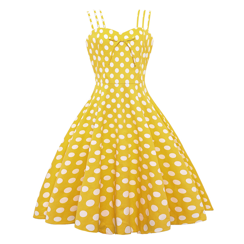 Fashionable Womens Casual Polka Dot Strapless Dress Trendy Design Comfortable Fit Versatile for Parties or Daily Wear