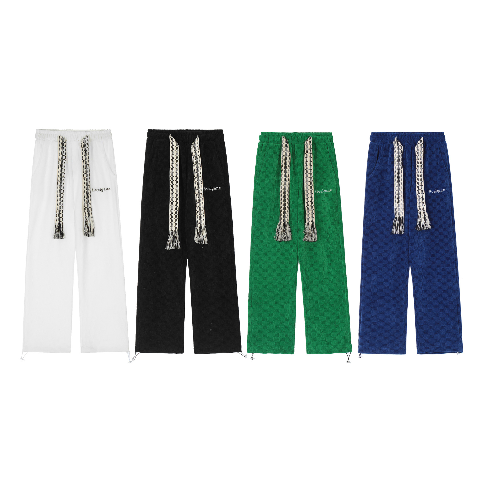 Cotton High Waist Straight Leg Trousers Loose Fit Wide Leg Casual Style Perfect for Urban Wear Ready to Ship