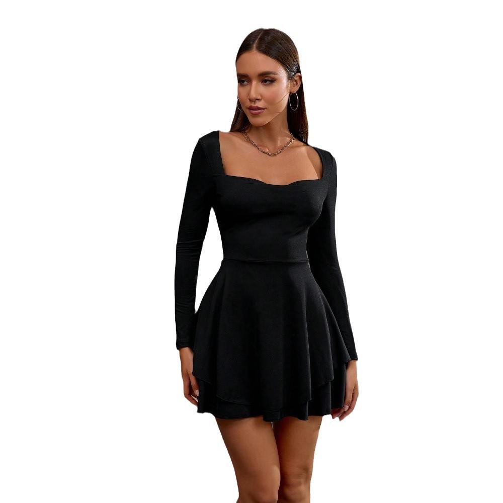 Women's Square-Neck Mini Dress