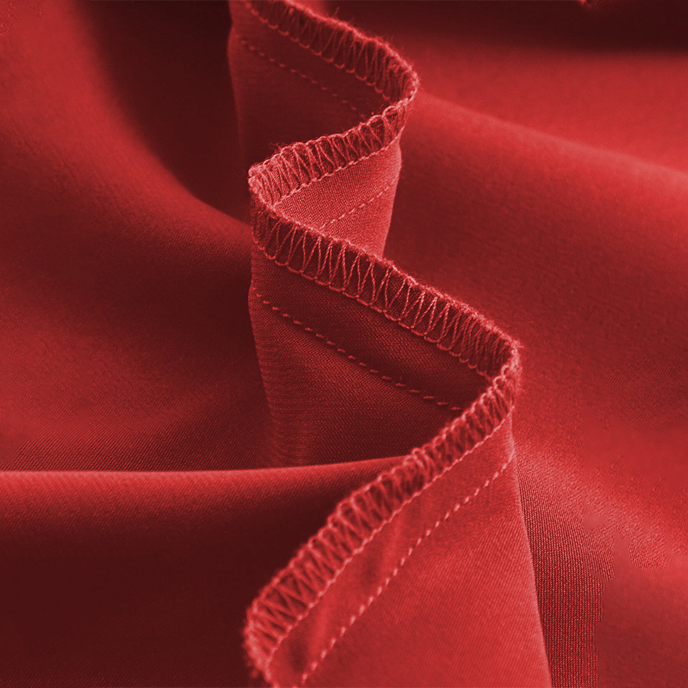 Sexy Sleeveless Irregular Hem Red Satin Party Dress for Women