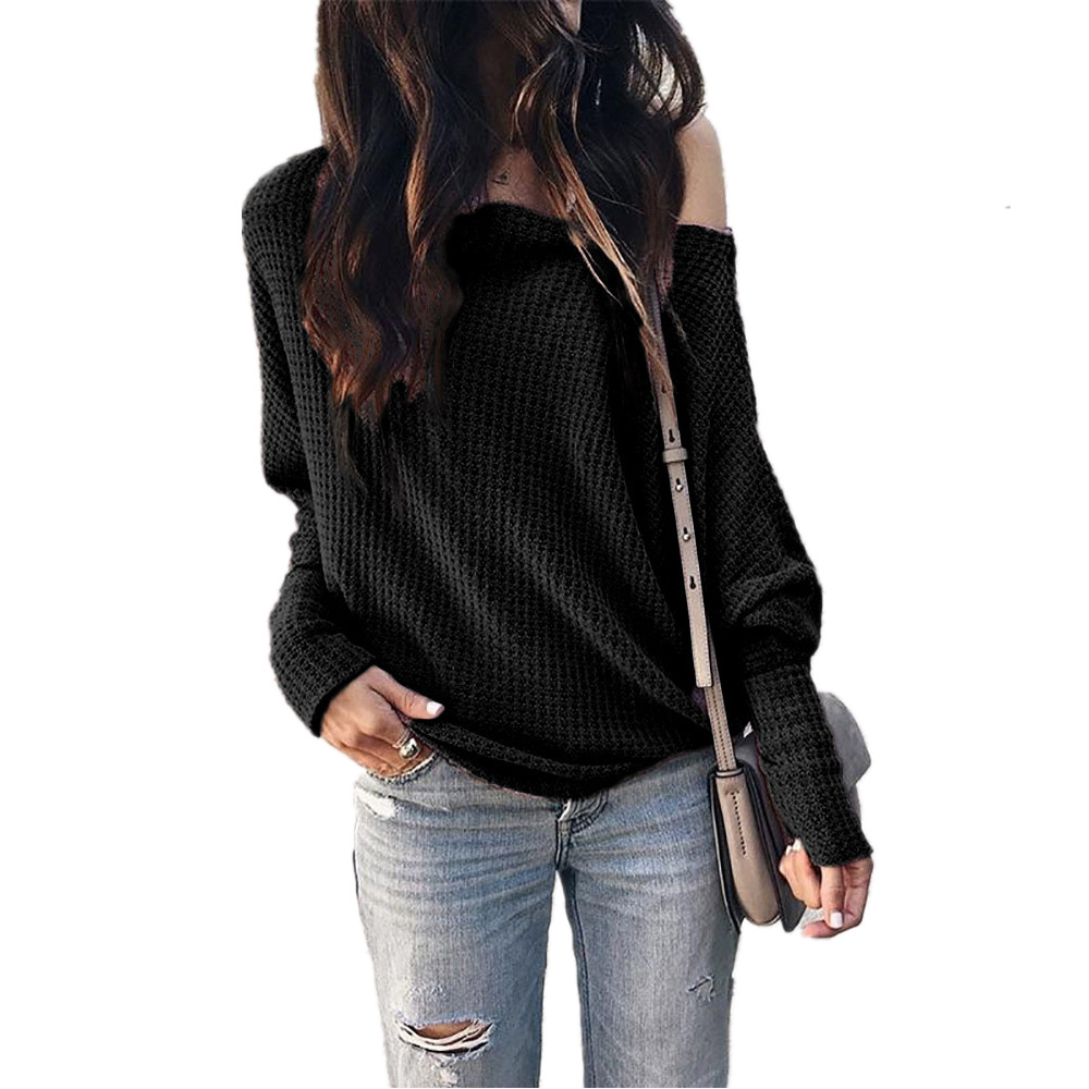 Off Shoulder Lantern Sleeve Batwing Top Stylish Fall Design Comfortable Fit Trendy Colors Perfect for Casual Outings