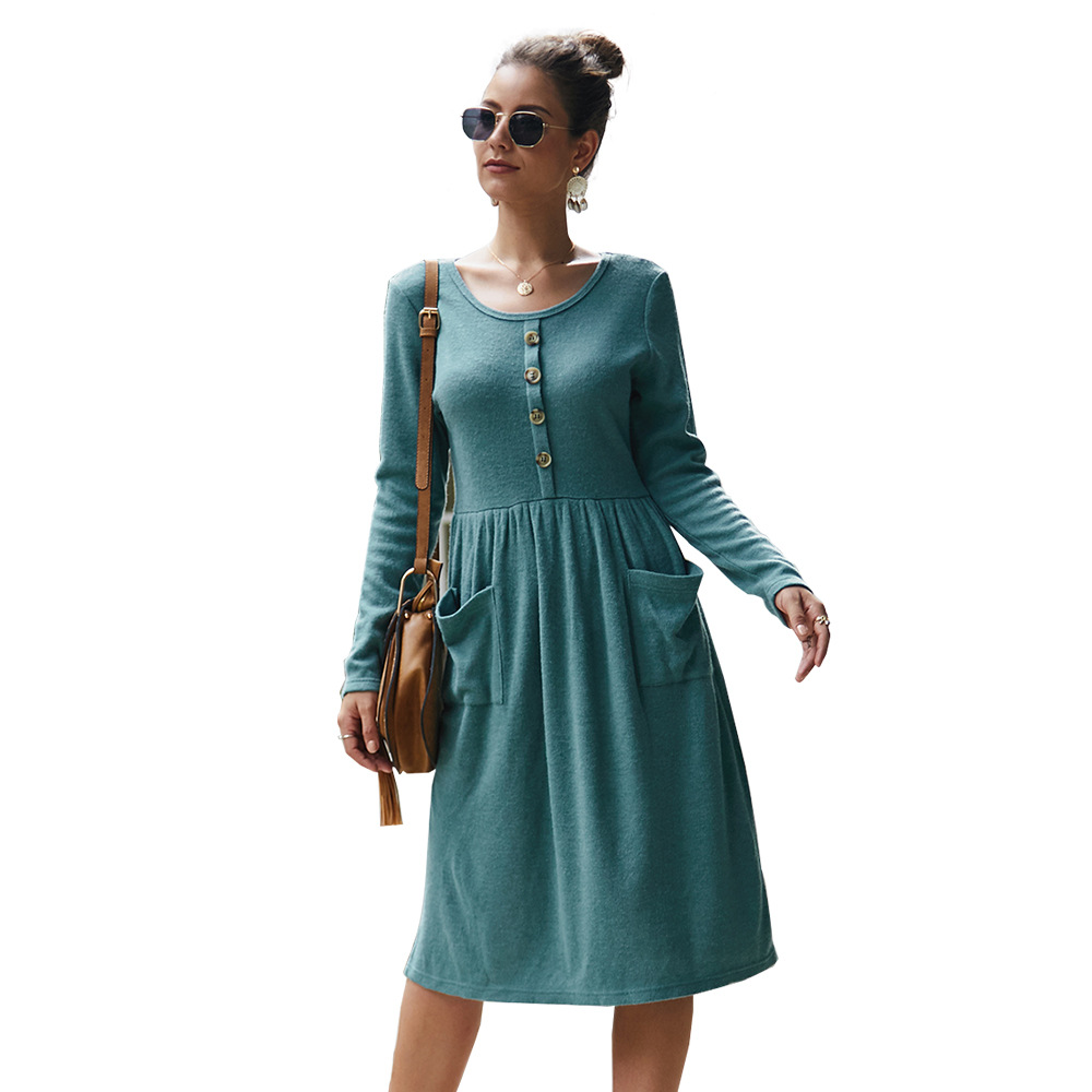 Knitted Bodycon Dress Original Design Autumn Winter Style Comfortable Fabric Trendy Colors Wholesale Available
