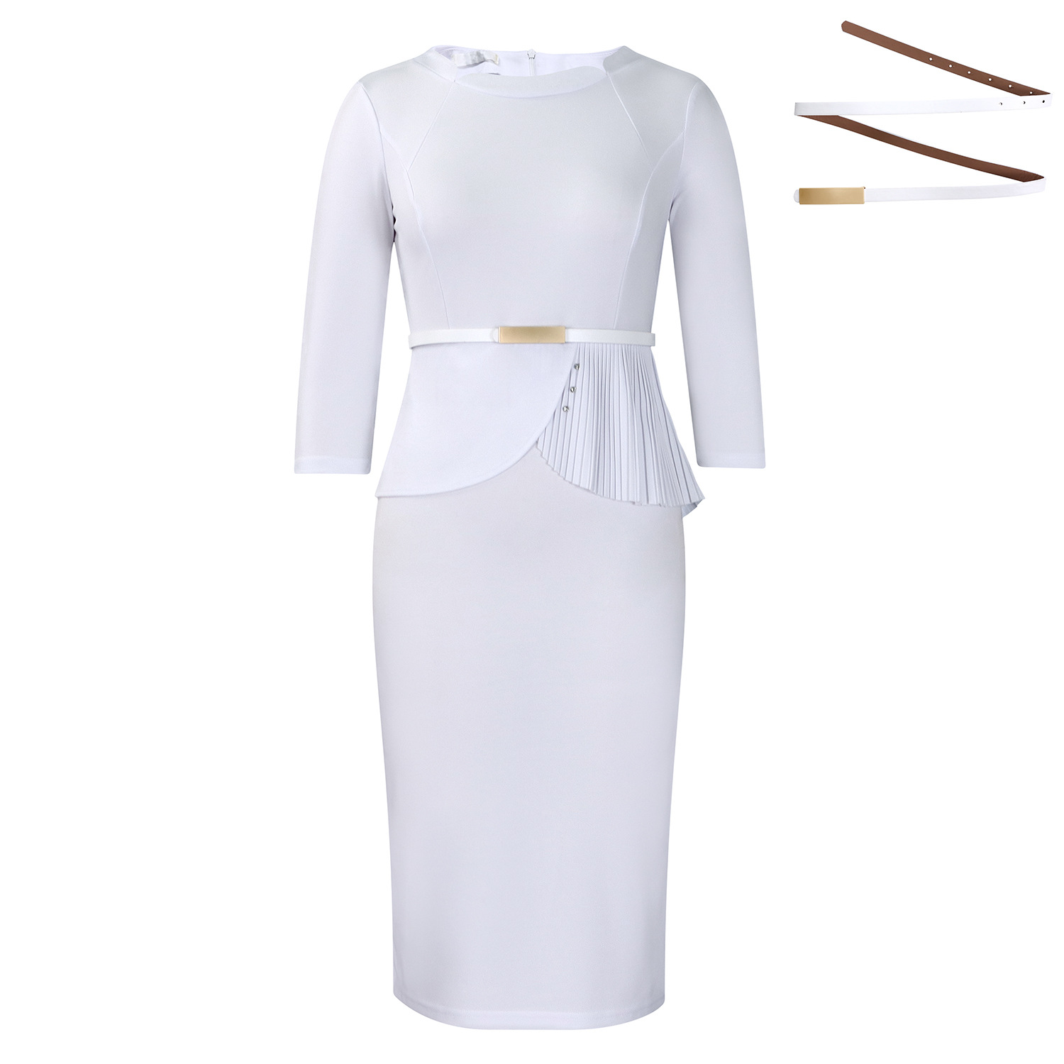 Fashionable Women's OL Bodycon Dress, Elegant and Chic African Style, Perfect for Trade Shows and Business Events