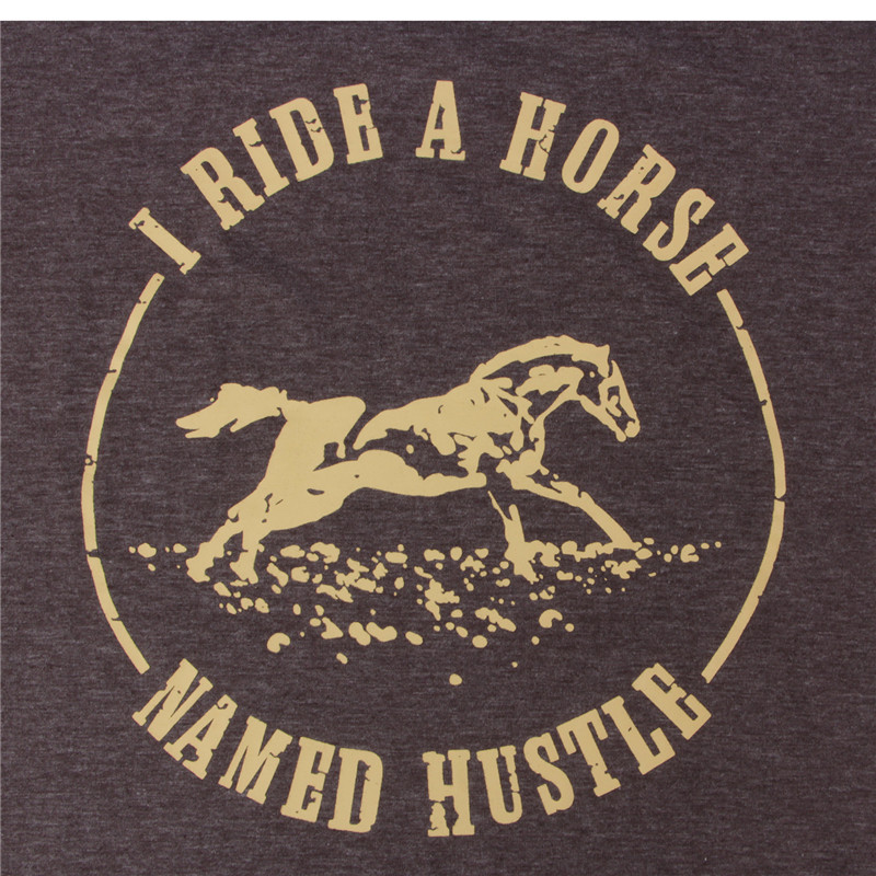 Womens Summer Short Sleeve T Shirt Horse Print Design Casual Top for Everyday Wear Wholesale Available