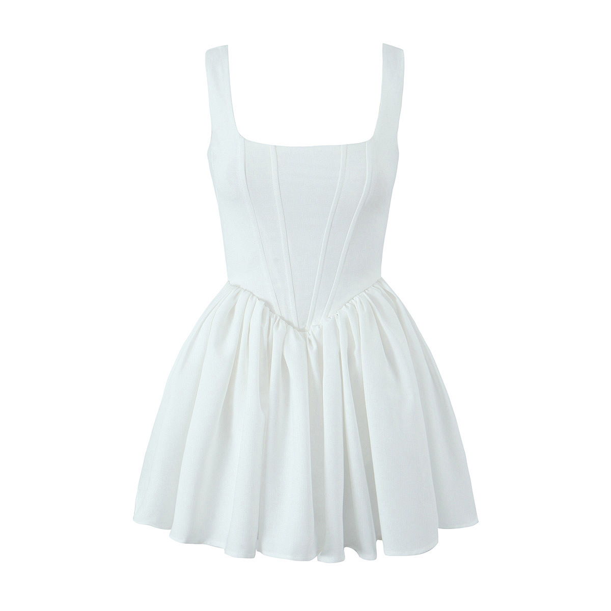 Women's Chiffon French Style Chic Slim Fit Square Neck Cami