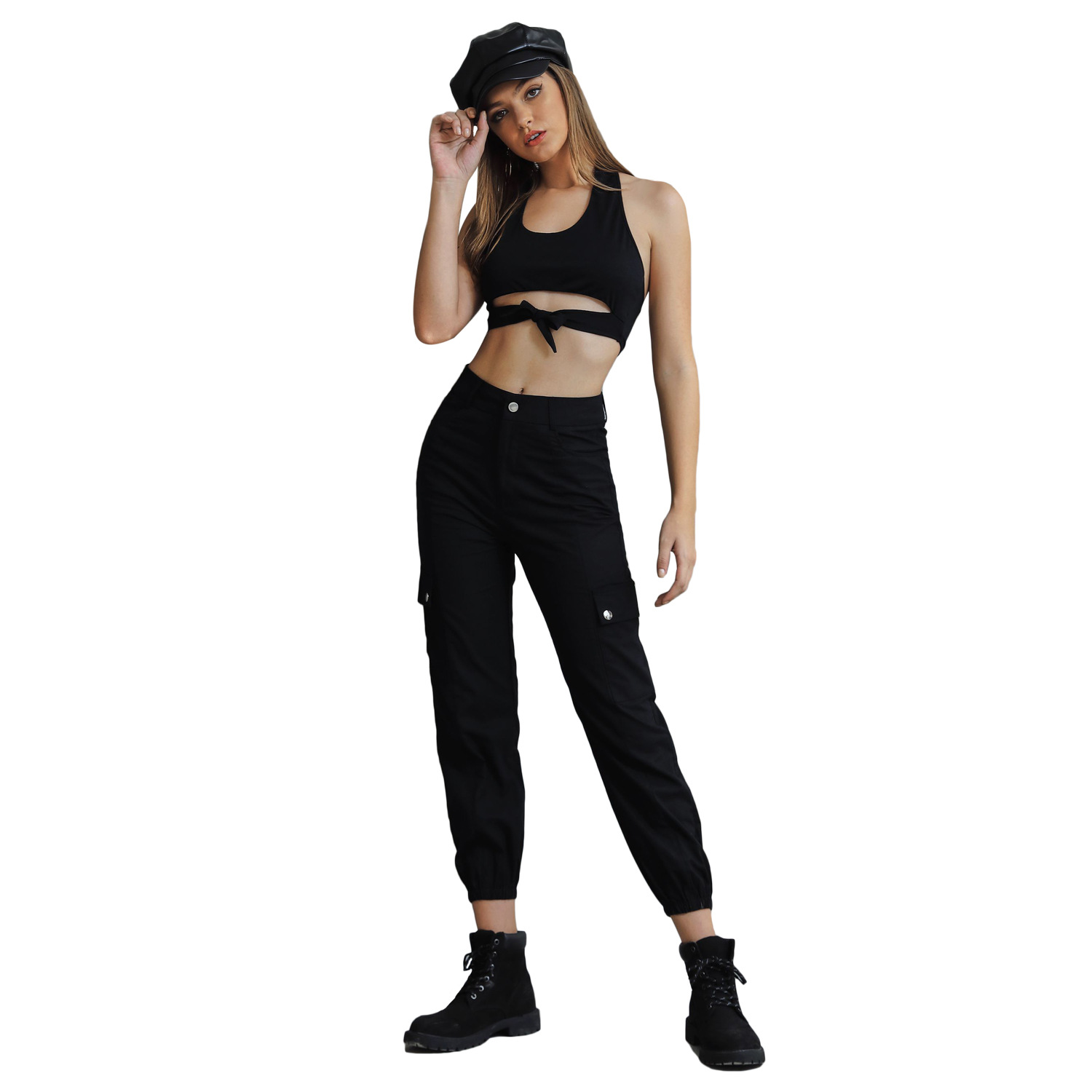 Casual Sexy Wide Leg Pants Versatile Design Comfortable Fit Trendy Style Perfect for Daily Wear Wholesale Available