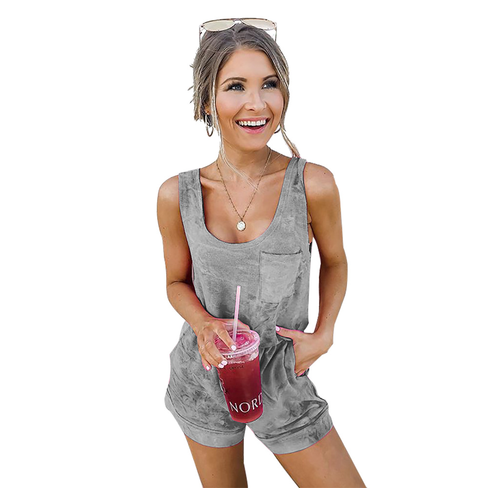 Womens Casual Solid Color Slim Fit Jumpsuit Comfortable Fabric Stylish Design Versatile for Summer Ready to Ship