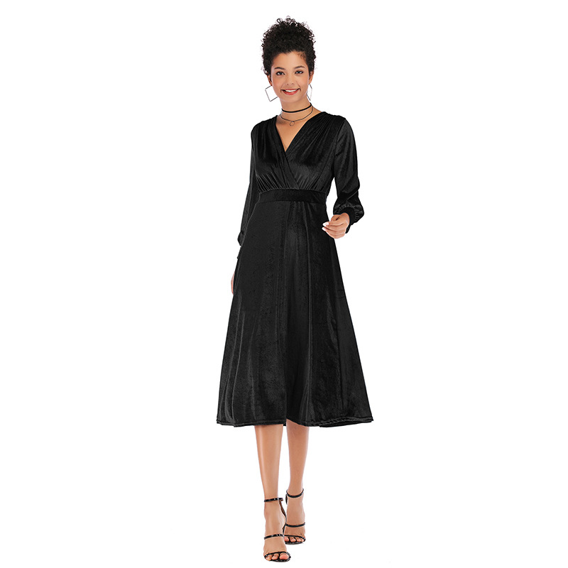Women's Solid Color Dress