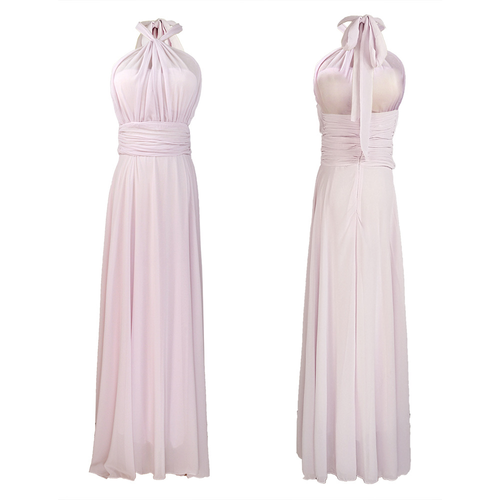 Women's Chiffon Maxi Pleated Dress