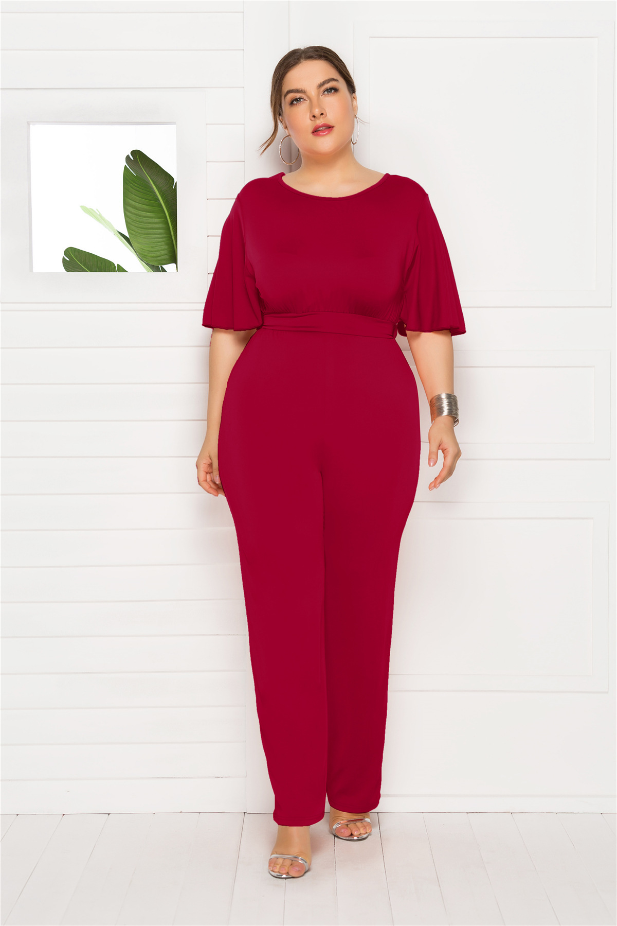 Plus Size Womens Jumpsuit 9 Colors Loose Fit Fashionable Design Casual or Party Wear Wholesale Available