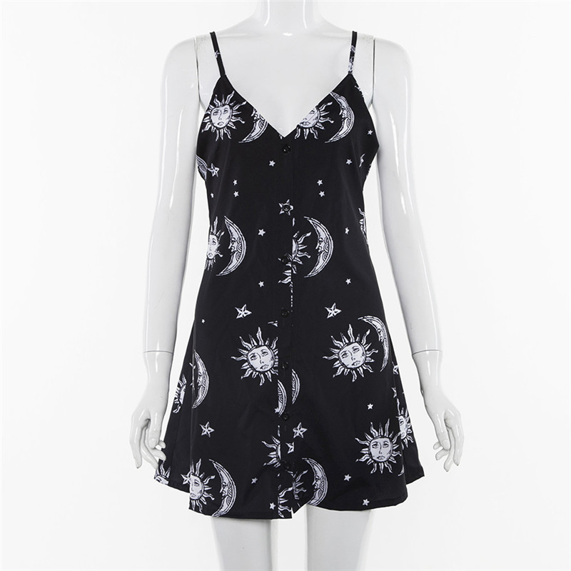 Spring Fashion V Neck Button Up Mini Dress Sexy Sleeveless Design Trendy Style Perfect for Parties or Casual Outings