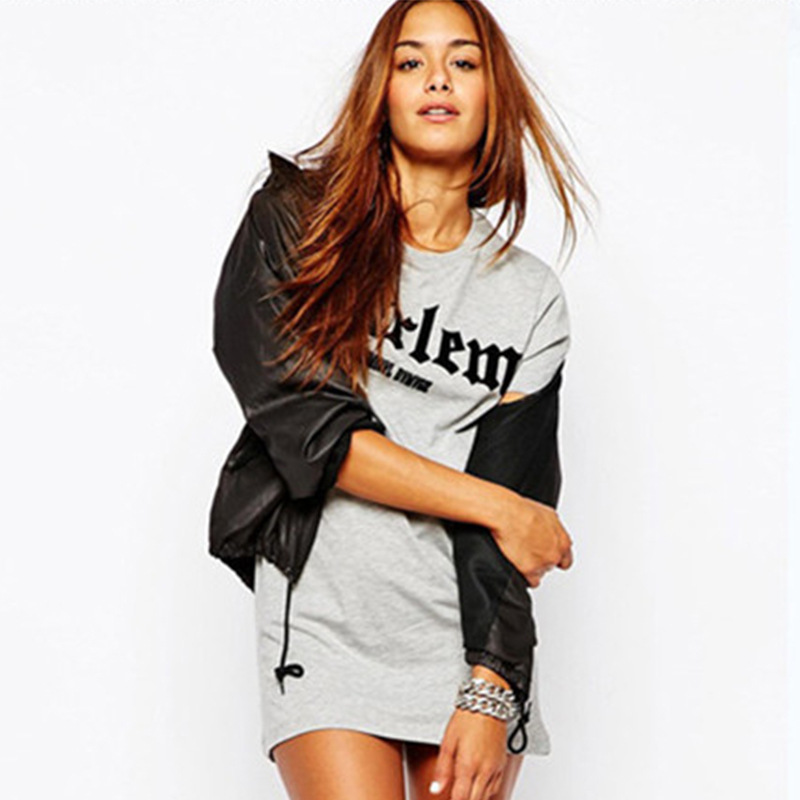 Womens Short Sleeve T Shirt Round Neck Letter Print Casual Style Spring Collection Ready to Ship