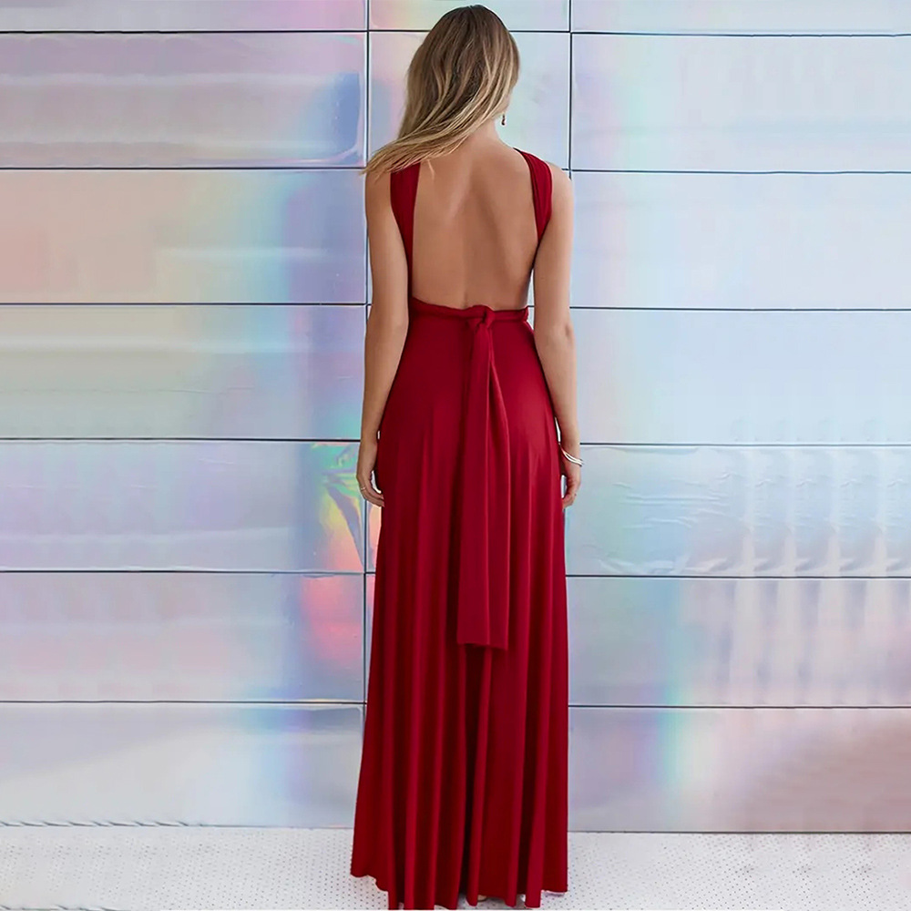 Women's Summer Strappy Maxi Dress