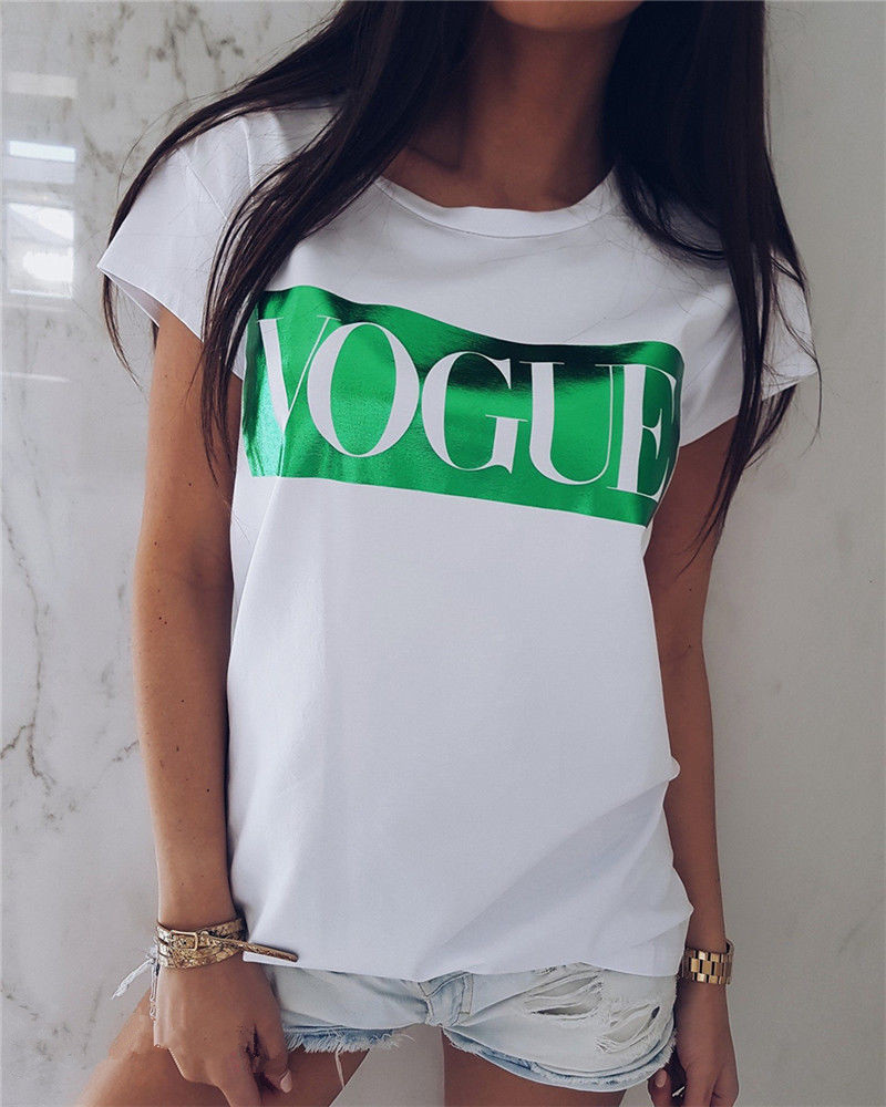 Summer Floral Print Short Sleeve T Shirt Round Neck Casual Style Comfortable Fabric Wholesale Available
