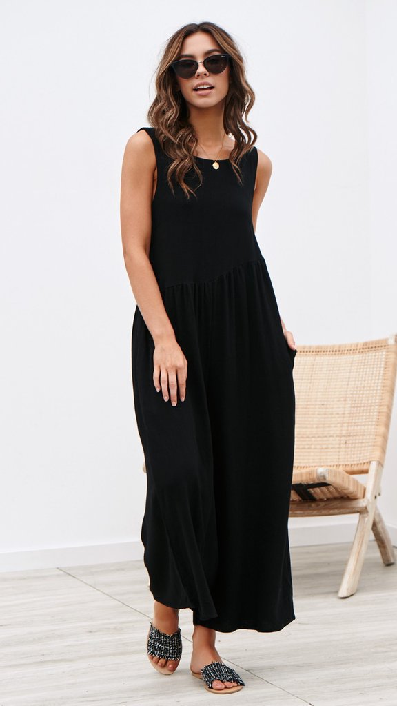 Chic Womens Solid Color Jumpsuit Elegant Design Comfortable Fit Versatile for Work or Casual Wear Wholesale Available