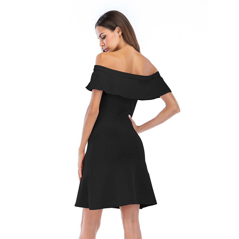 Summer Bodycon Dress Off Shoulder Slim Fit Elegant Style Perfect for Parties and Events Wholesale Available
