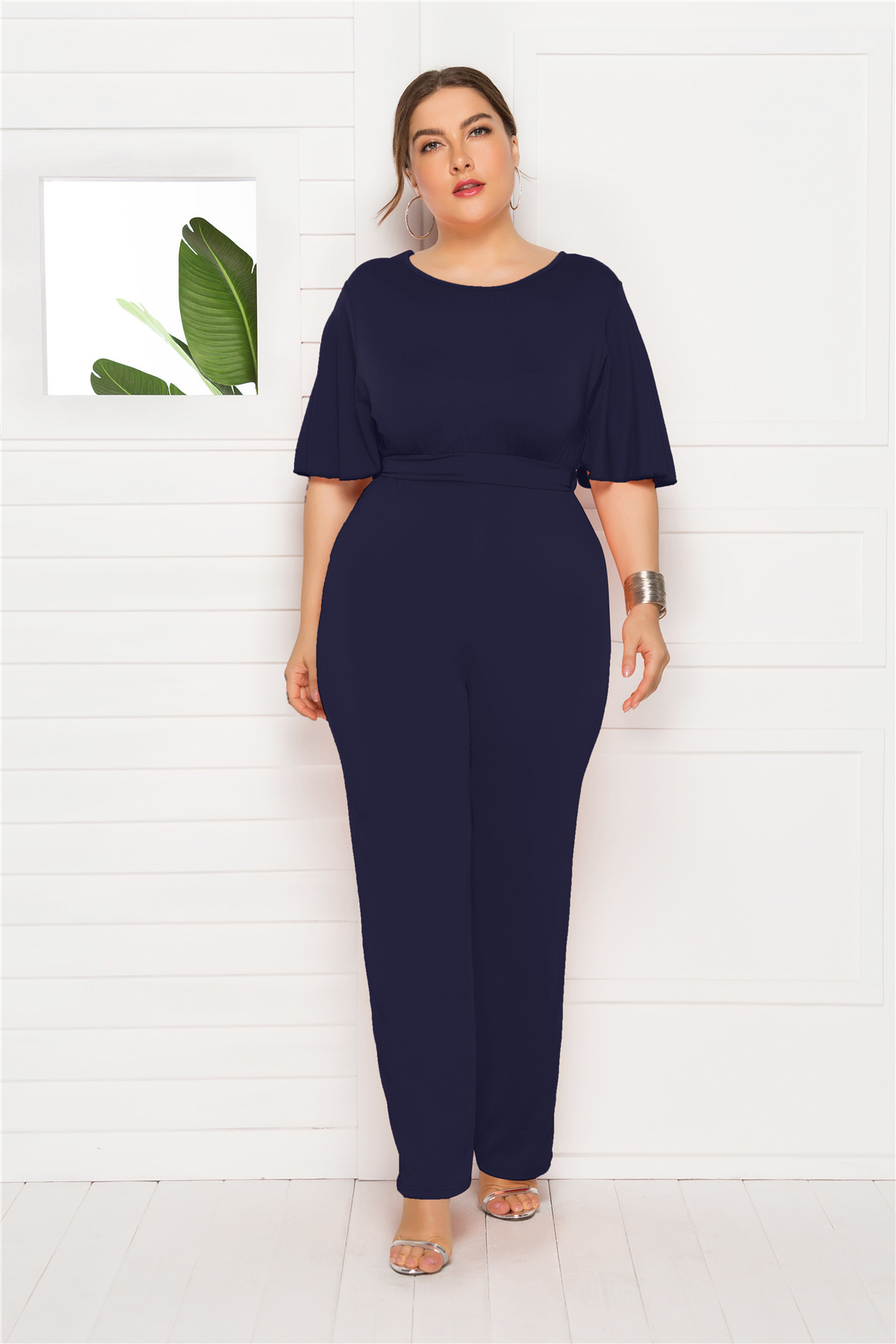 Plus Size Womens Jumpsuit 9 Colors Loose Fit Fashionable Design Casual or Party Wear Wholesale Available