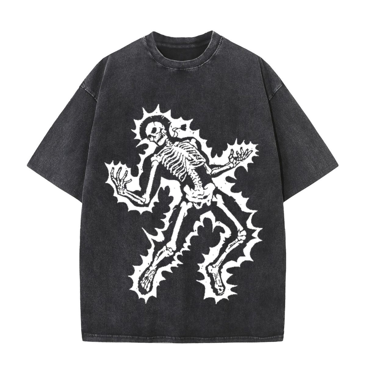 Y2K Vintage Wash Graphic T Shirt Soft Cotton Loose Fit Unisex Short Sleeve Casual Streetwear Wholesale Available
