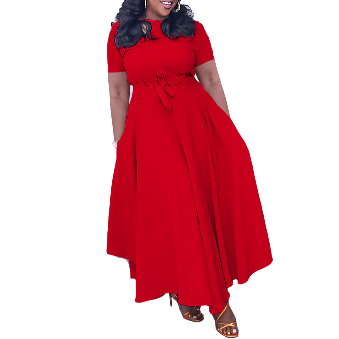 Plus Size Women's Dress — Stylish, Trendy, African and European Design, Summer Fashion — Casual Wear, Wholesale Supply