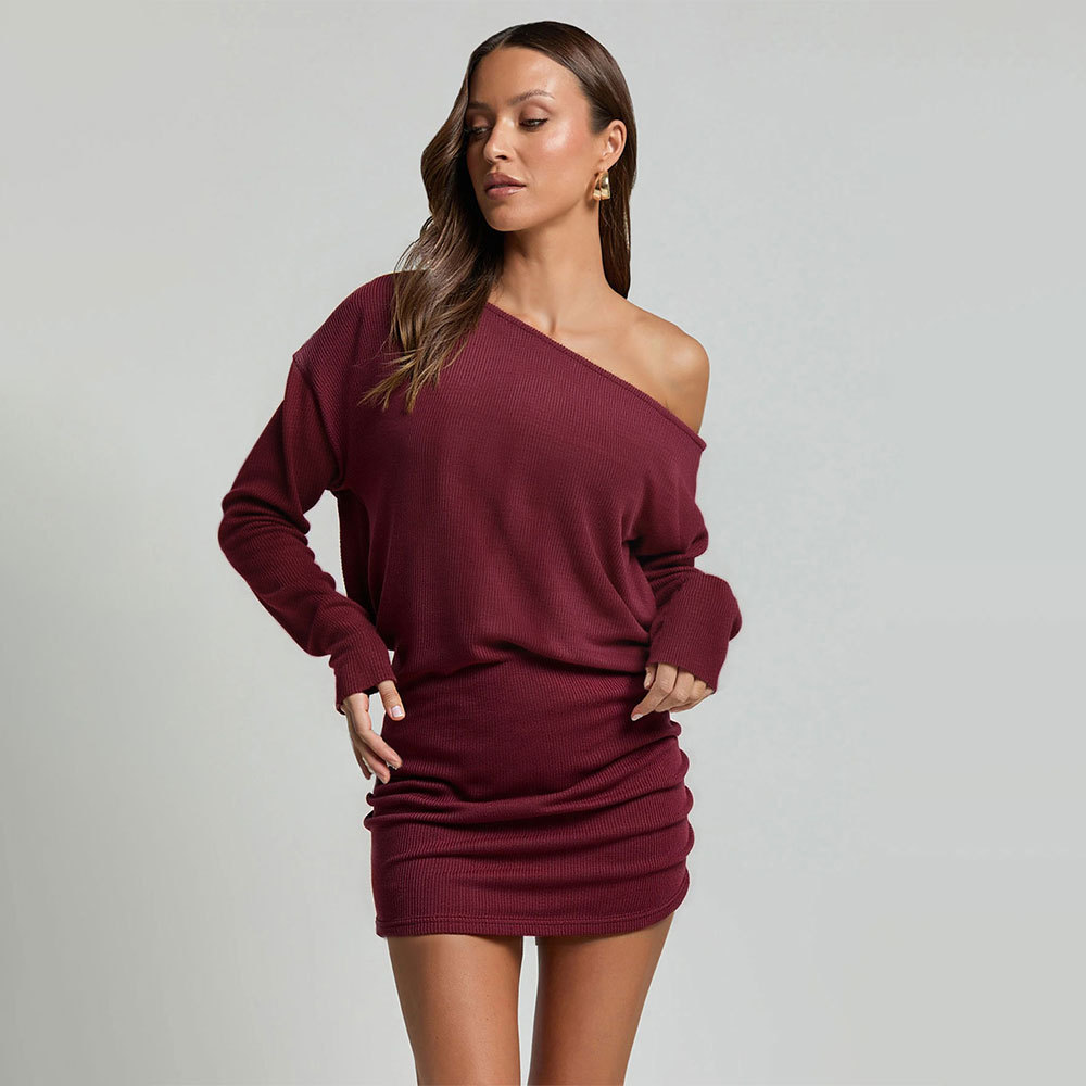 Women's Elegant Long-Sleeve Bodycon Dress