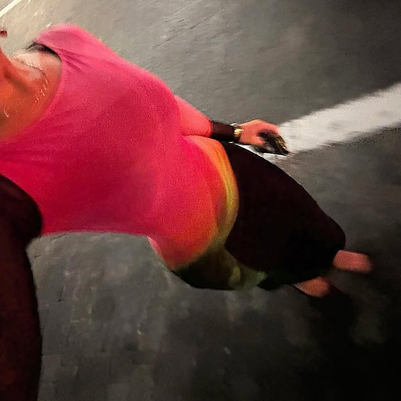 European and American Cross border Autumn and Winter New Women's Sexy Bodycon Fashion Long Sleeve Round Neck Printed Dress