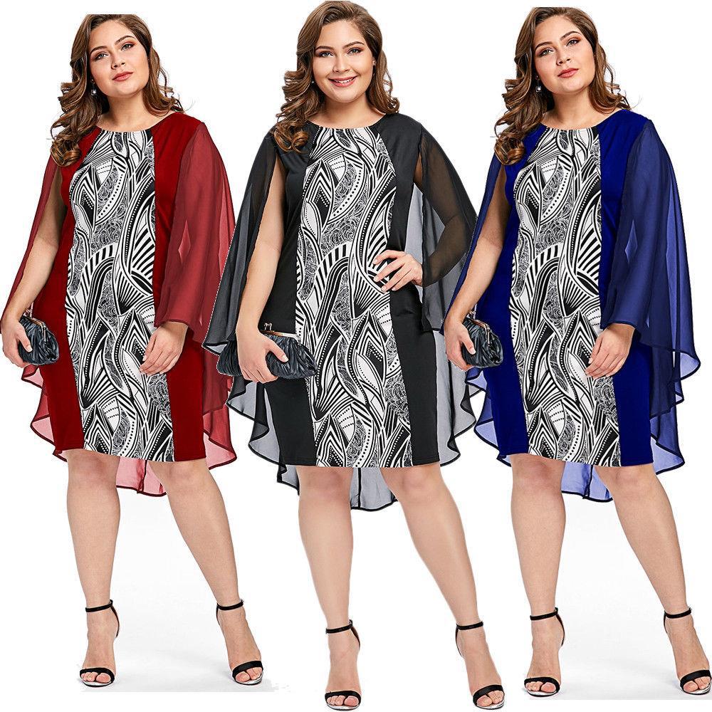 Summer Streetwear Womens A Line Dress Short Sleeve Round Neck Casual Style Wholesale Supply Available