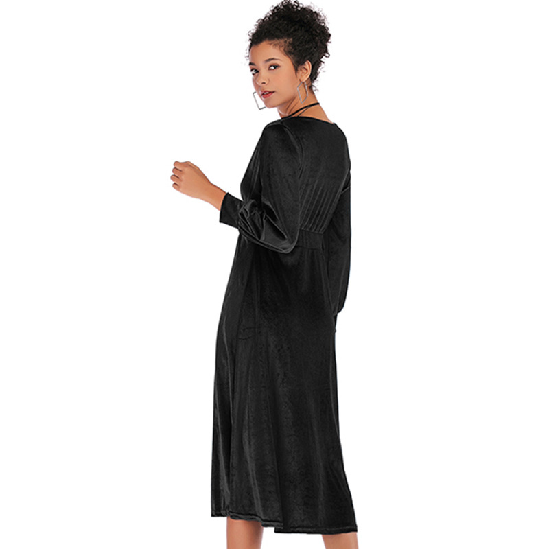 Women's Solid Color Dress