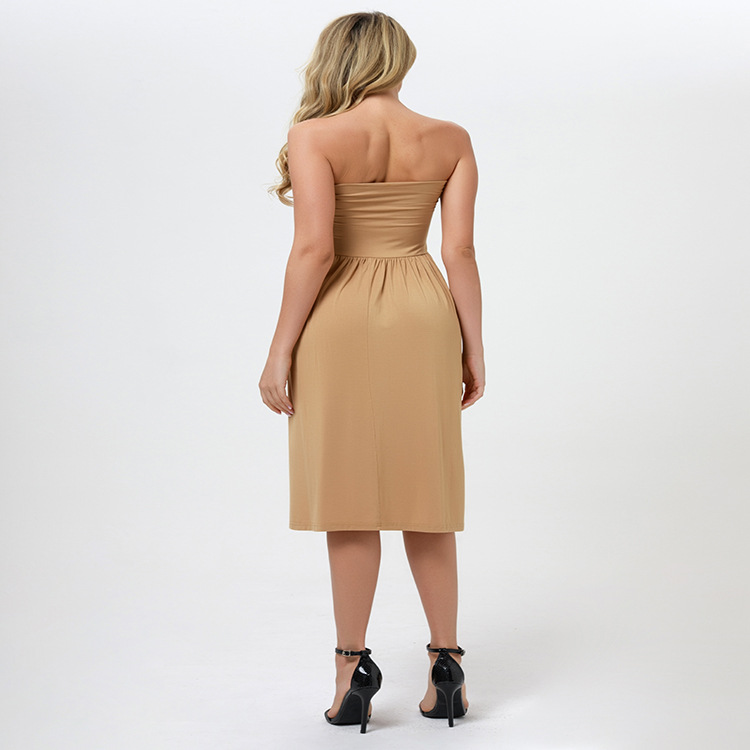 Spring Fashion Womens Wrap Dress Elegant Flowy Sexy Perfect for Parties or Events Wholesale Available