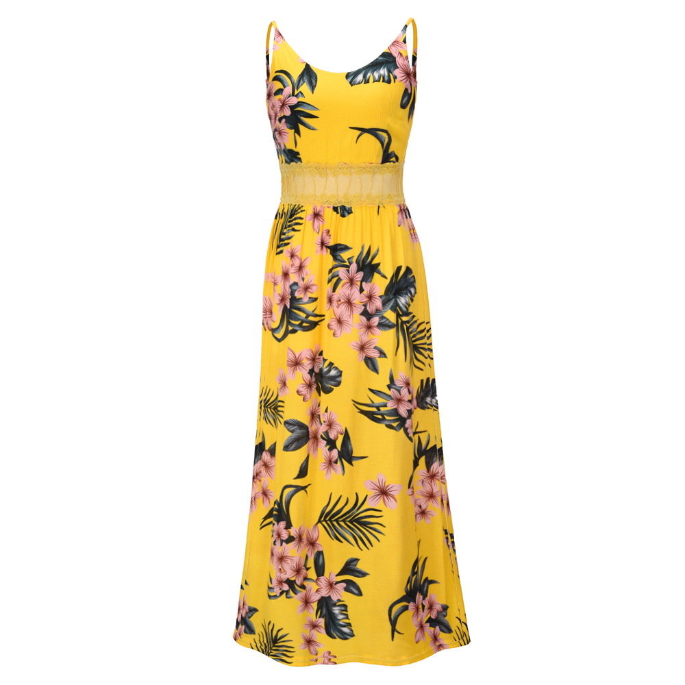Womens Lace Floral Print Slip Dress Elegant Summer Style Perfect for Parties and Casual Outings Wholesale Available