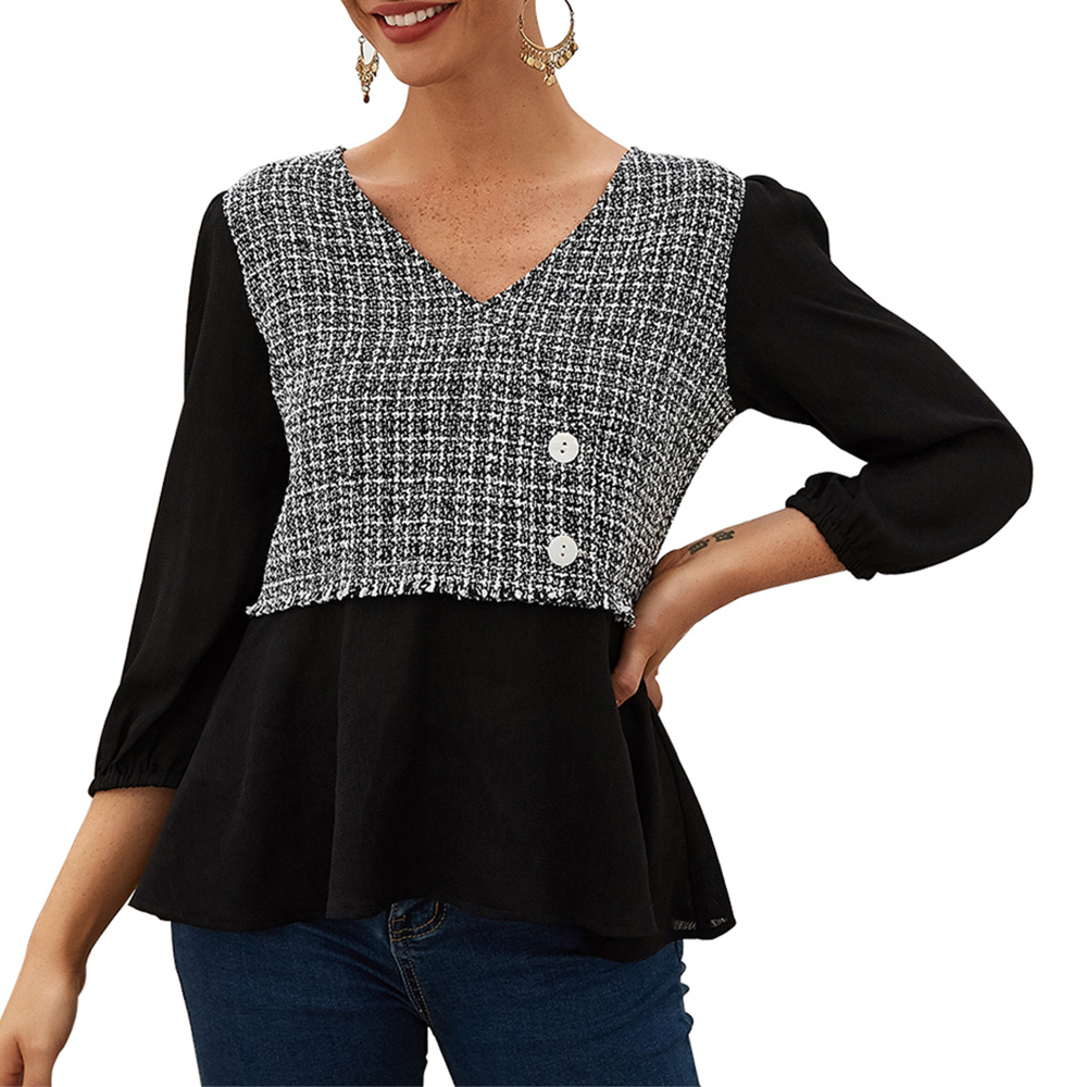 Womens Chic Commuter Top Elegant Design Spring Summer Style Comfortable Fit Wholesale Available