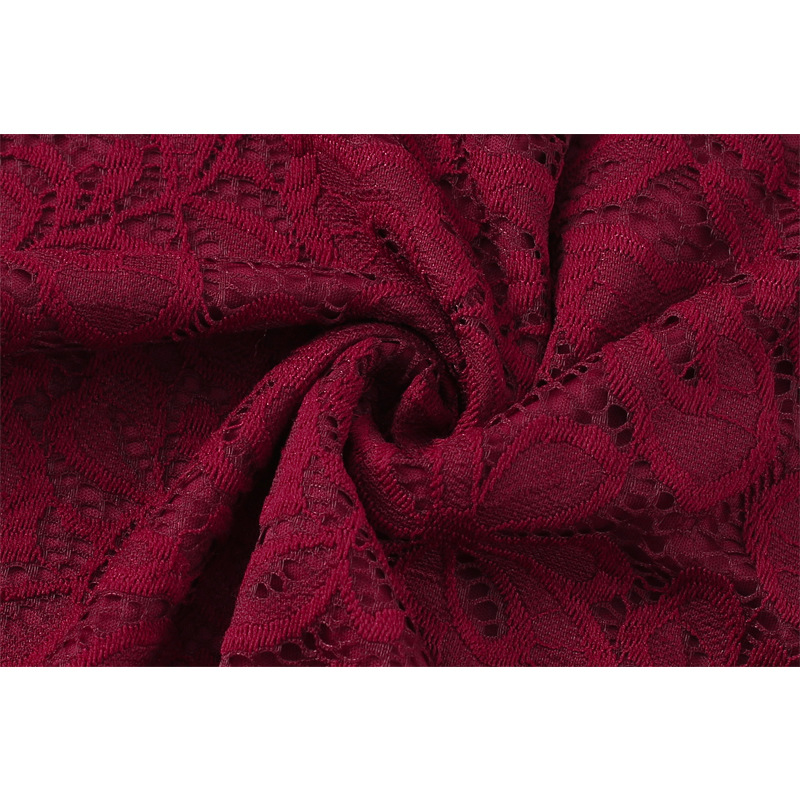 Spring Womens Long Sleeve Pencil Dress with Floral Embroidery Elegant Design for Office Wear Wholesale Supply Available