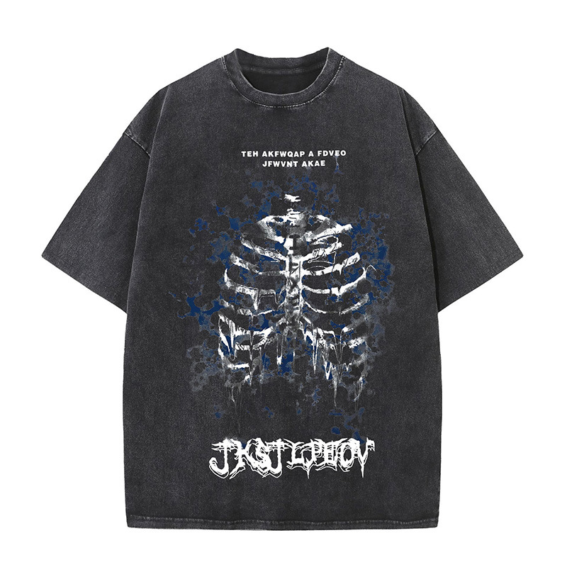 Y2K Vintage Wash Graphic T Shirt Soft Cotton Loose Fit Unisex Short Sleeve Casual Streetwear Wholesale Available