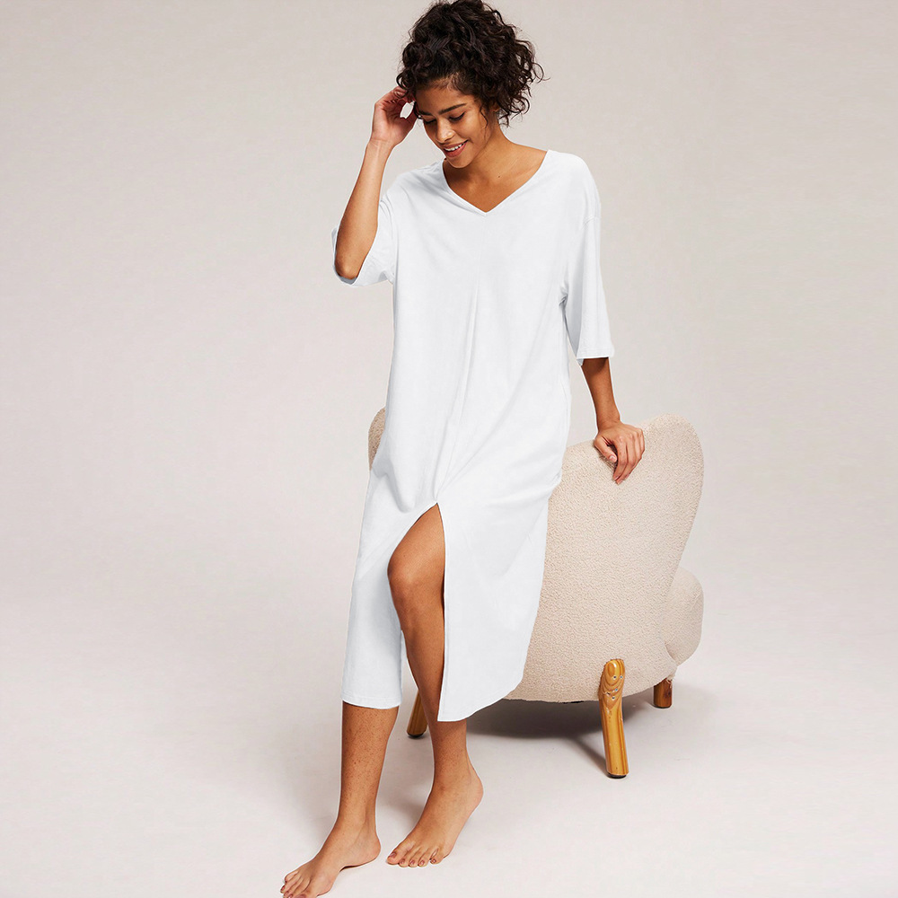 Women's Summer Casual V-Neck Dress
