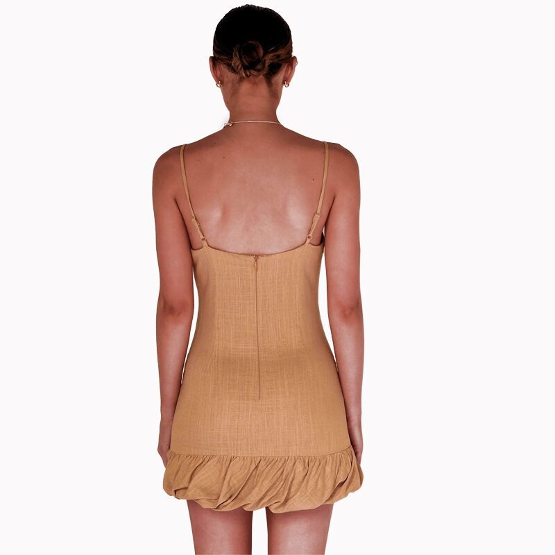 Cotton Bodycon Dress Sleeveless Elegant Style Perfect for Parties Wholesale Available custom packaging