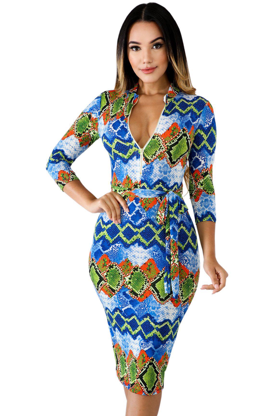 V Neck Pencil Dress Spring Collection Elegant Style Milk Silk Fabric Comfortable Fit Wholesale Available