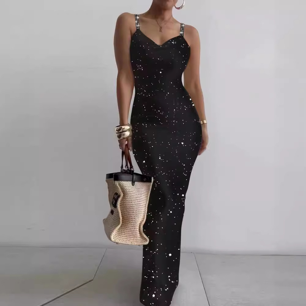 White Bodycon Maxi Dress Summer Style Sleeveless Lightweight Fabric Perfect for Casual Outings or Beach Wear