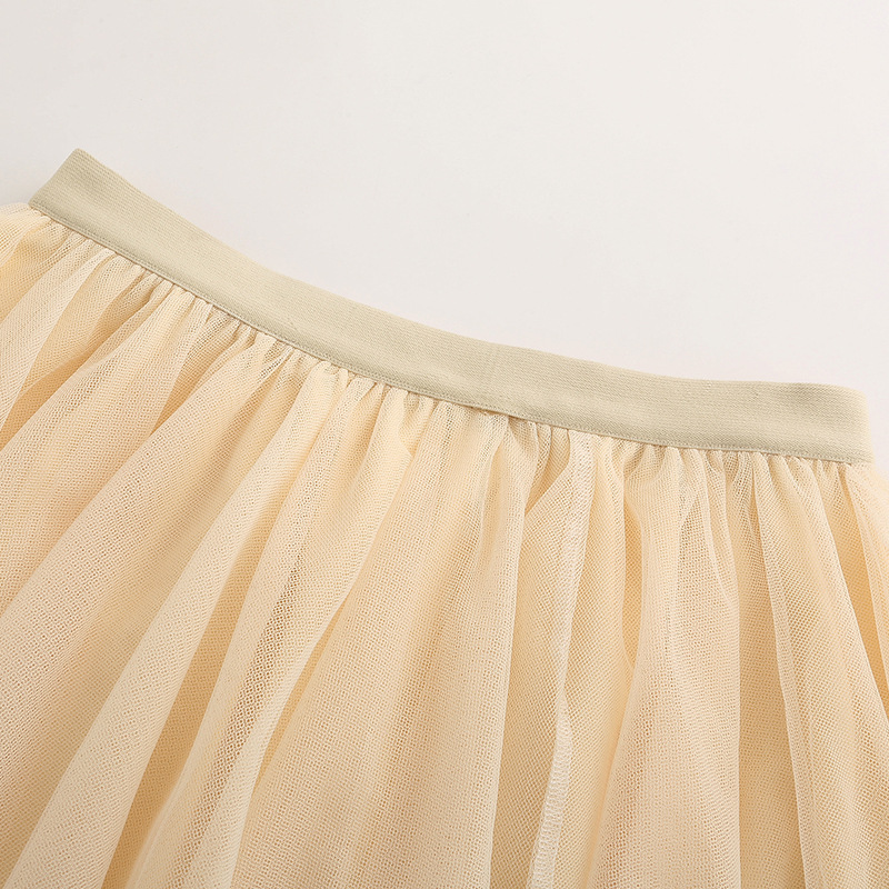High Waist Irregular Tulle Maxi Skirt Asymmetrical Design Flattering Fit Versatile Style Perfect for Spring and