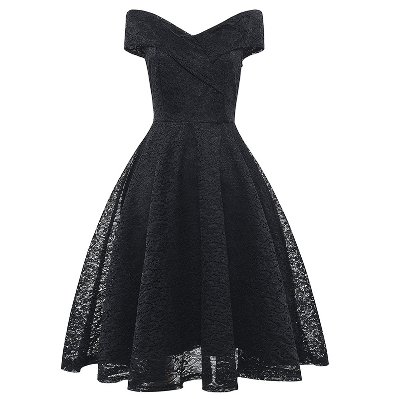 Deep V Neck Lace Sexy Dress Elegant Design Comfortable Fit Versatile Style Perfect for Parties and Events Wholesale