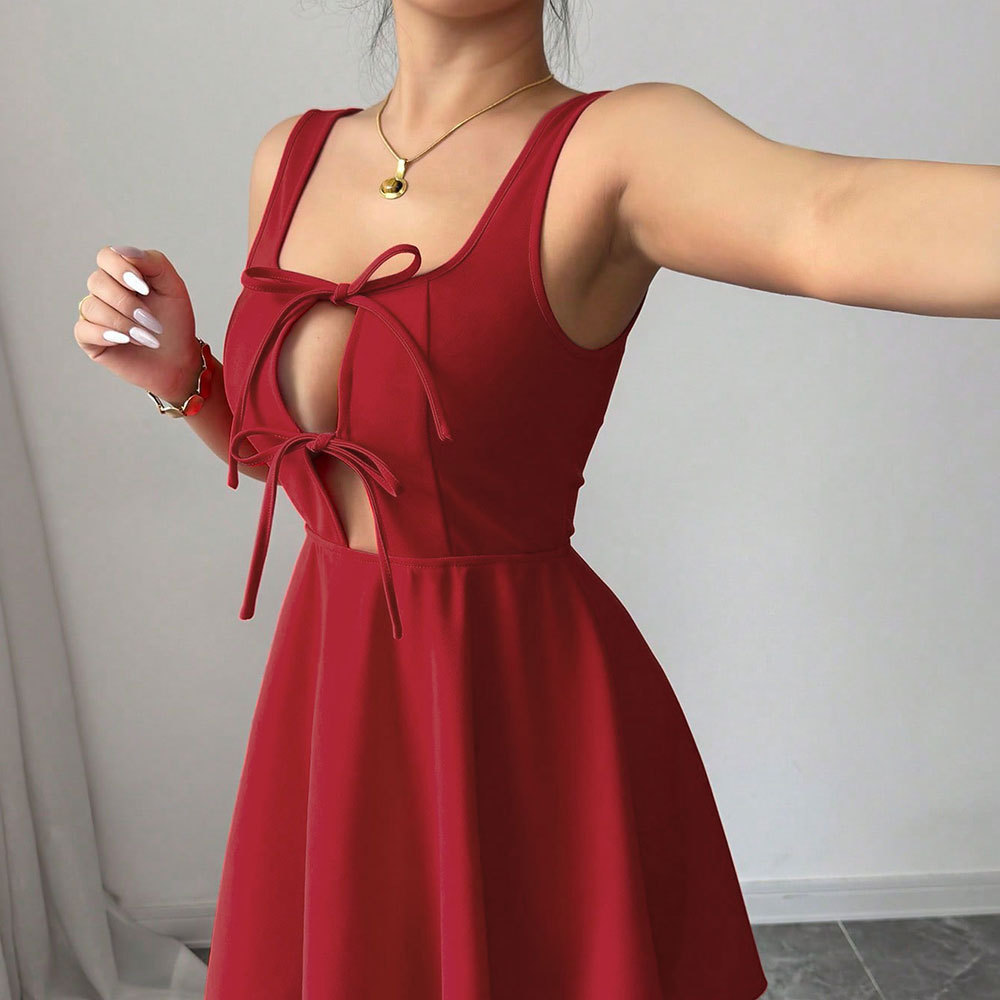 Women's Chic Square Neck Cami Dresses