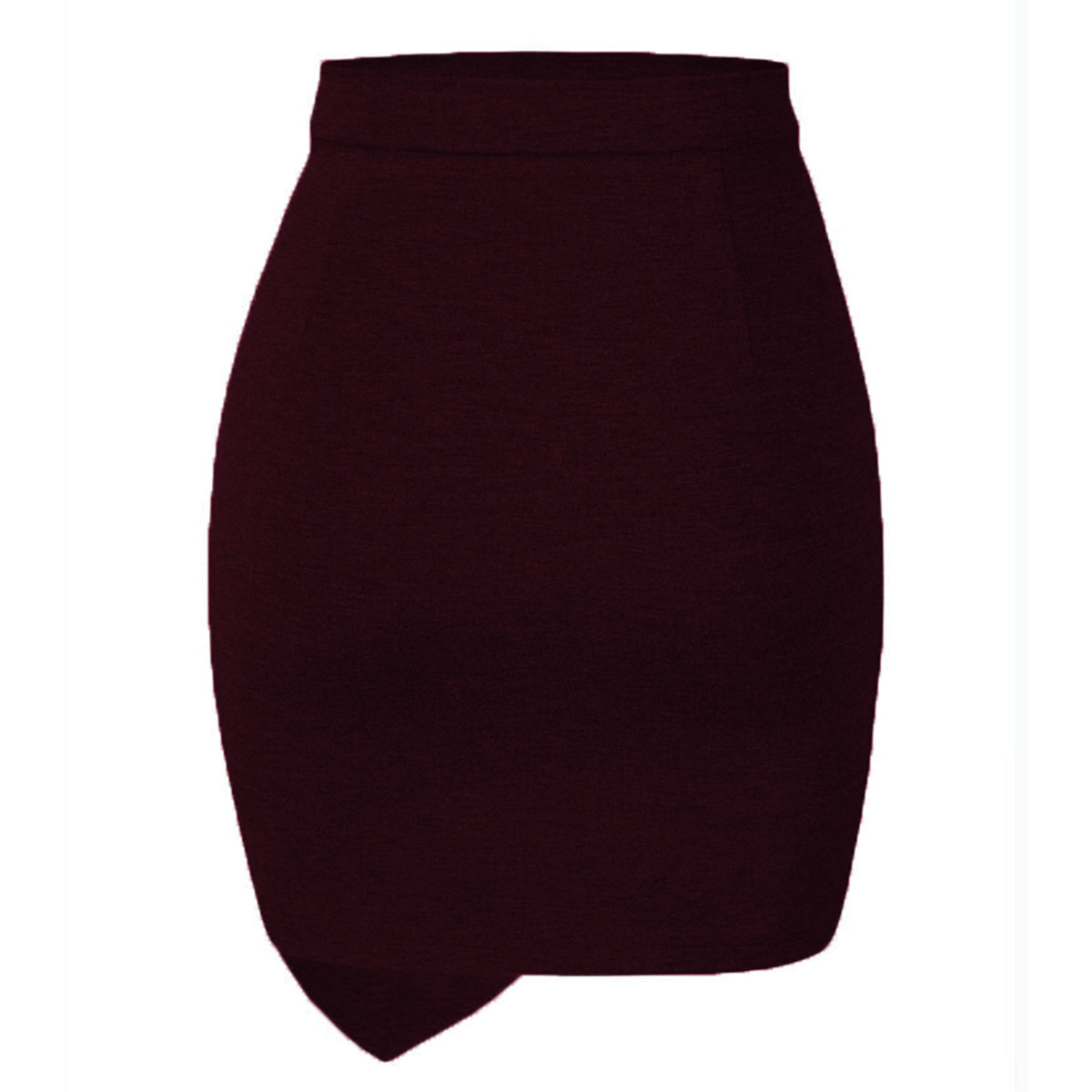 Irregular Hem Womens Skirt Casual Bodycon Fit Comfortable Fabric Perfect for Everyday Wear Wholesale Available