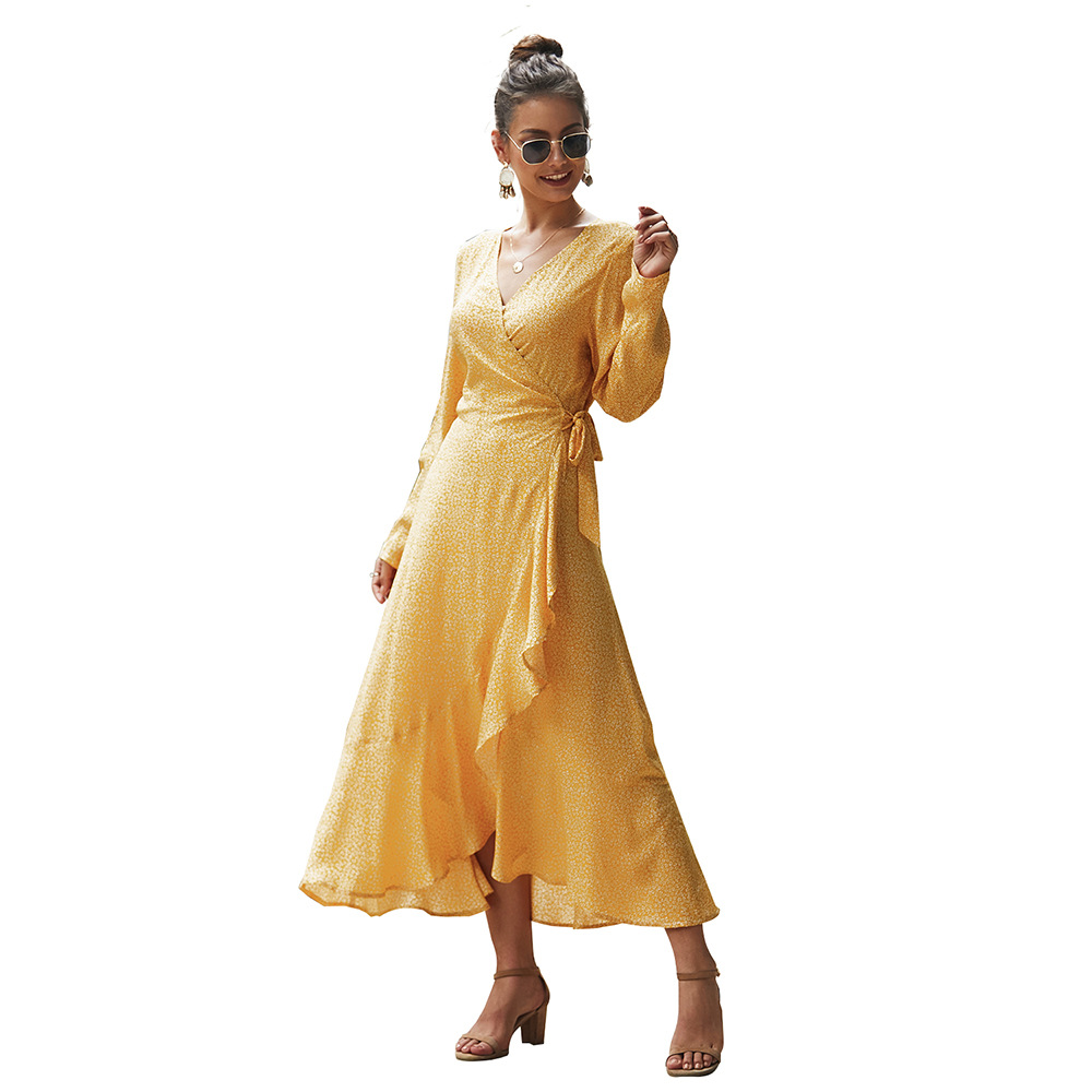Fashion Womens Long Sleeve Dress Original Design Autumn Winter Collection Stylish Look Wholesale Available