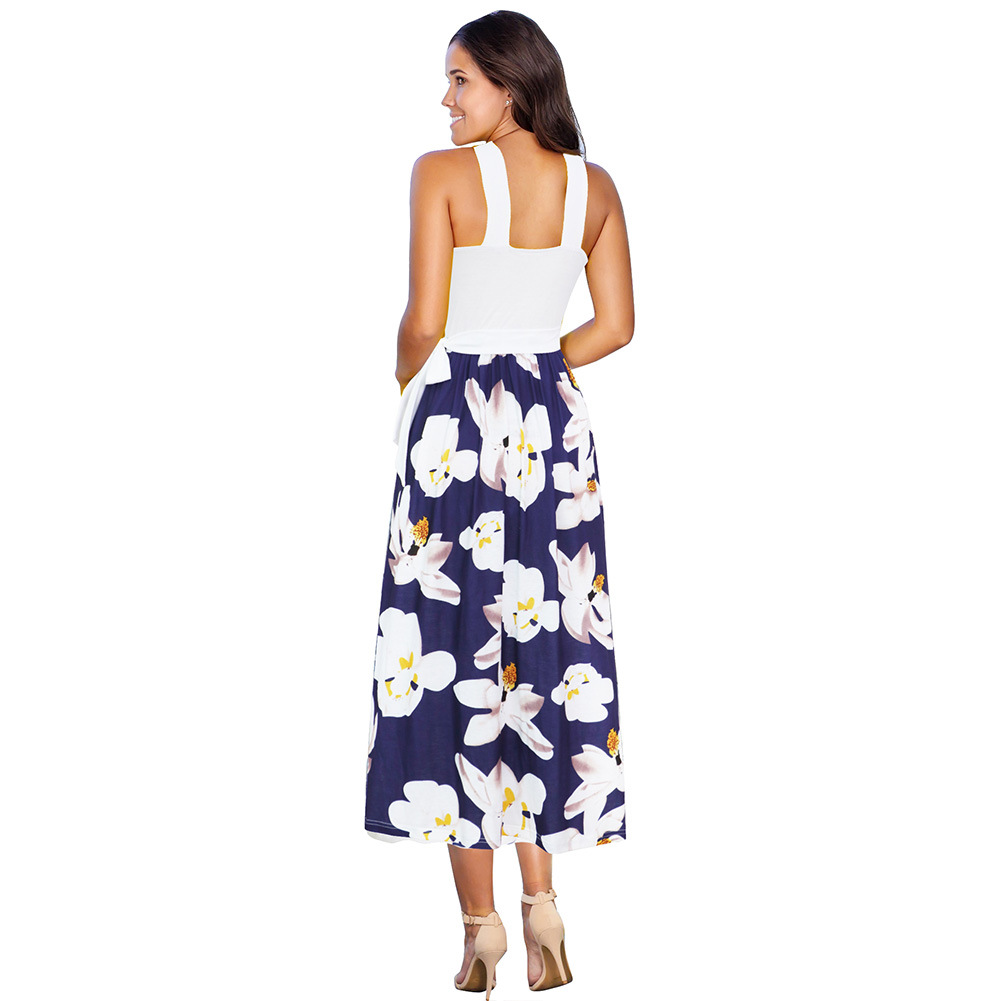 Summer Womens Dress Floral Print Tie Detail Mid Length Casual or Party Wear Wholesale Available