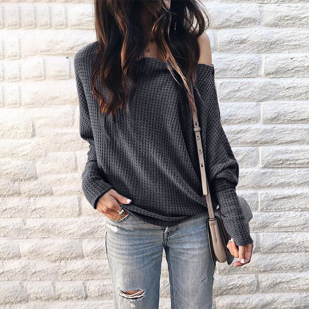 Off Shoulder Lantern Sleeve Batwing Top Stylish Fall Design Comfortable Fit Trendy Colors Perfect for Casual Outings