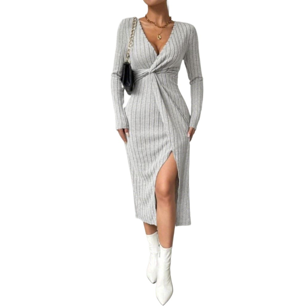 Women's Elegant Maxi Midi High Waist Dress