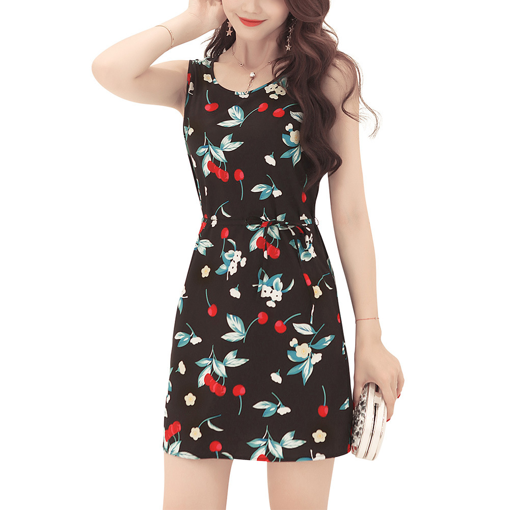 Summer Floral Maxi Dress for Women Plus Size Stylish Sleeveless Comfortable Fabric Perfect for Casual Outings