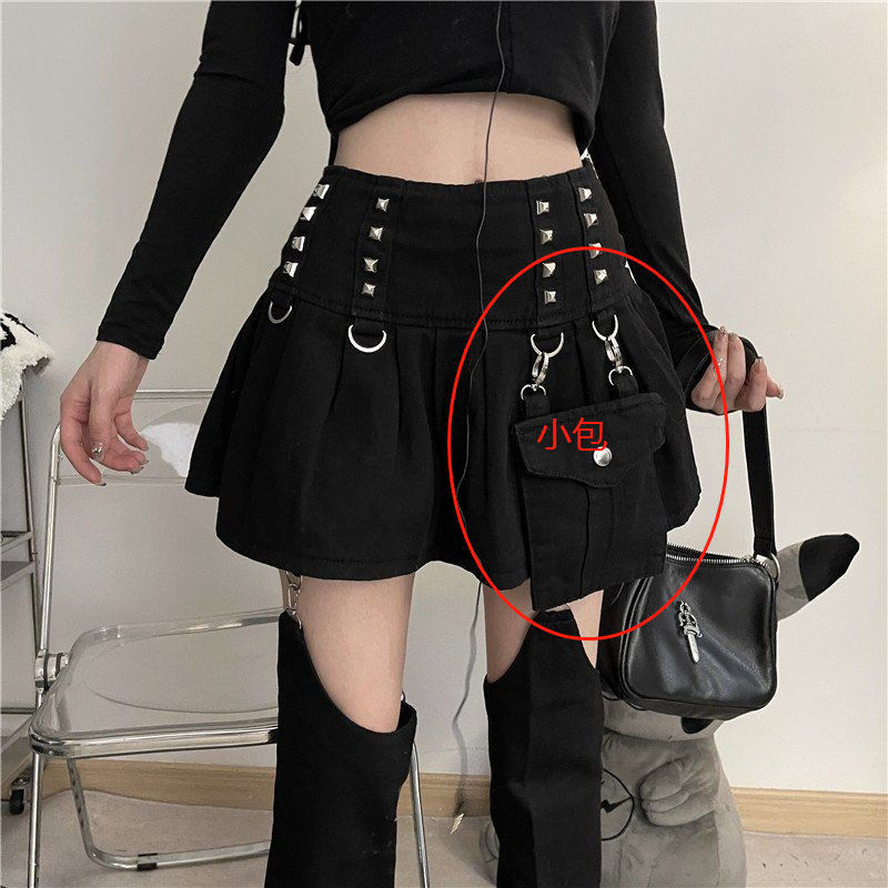 Ripped Denim Pleated Skirt Unique Design Removable Style Summer Fashion Casual Wear Wholesale Available