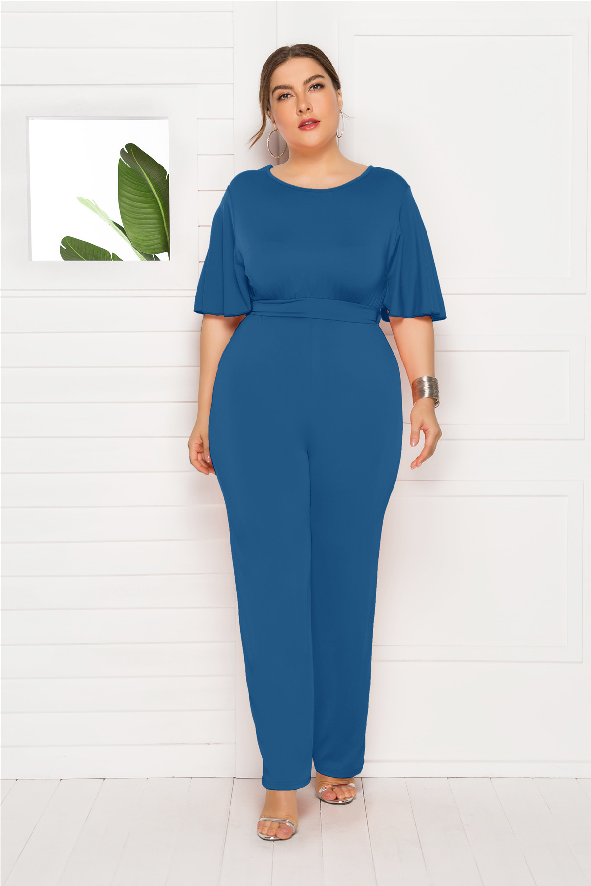 Plus Size Womens Jumpsuit 9 Colors Loose Fit Fashionable Design Casual or Party Wear Wholesale Available