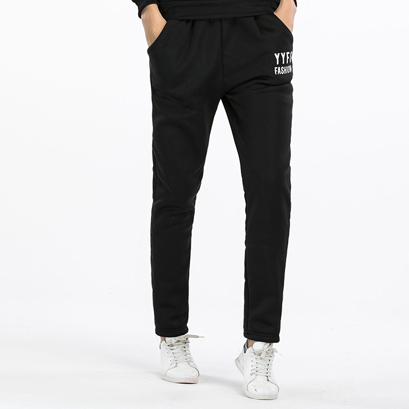 Womens Fleece Lined Casual Pants Mid Rise Straight Leg Multiple Colors Ideal for Autumn and Winter Wholesale