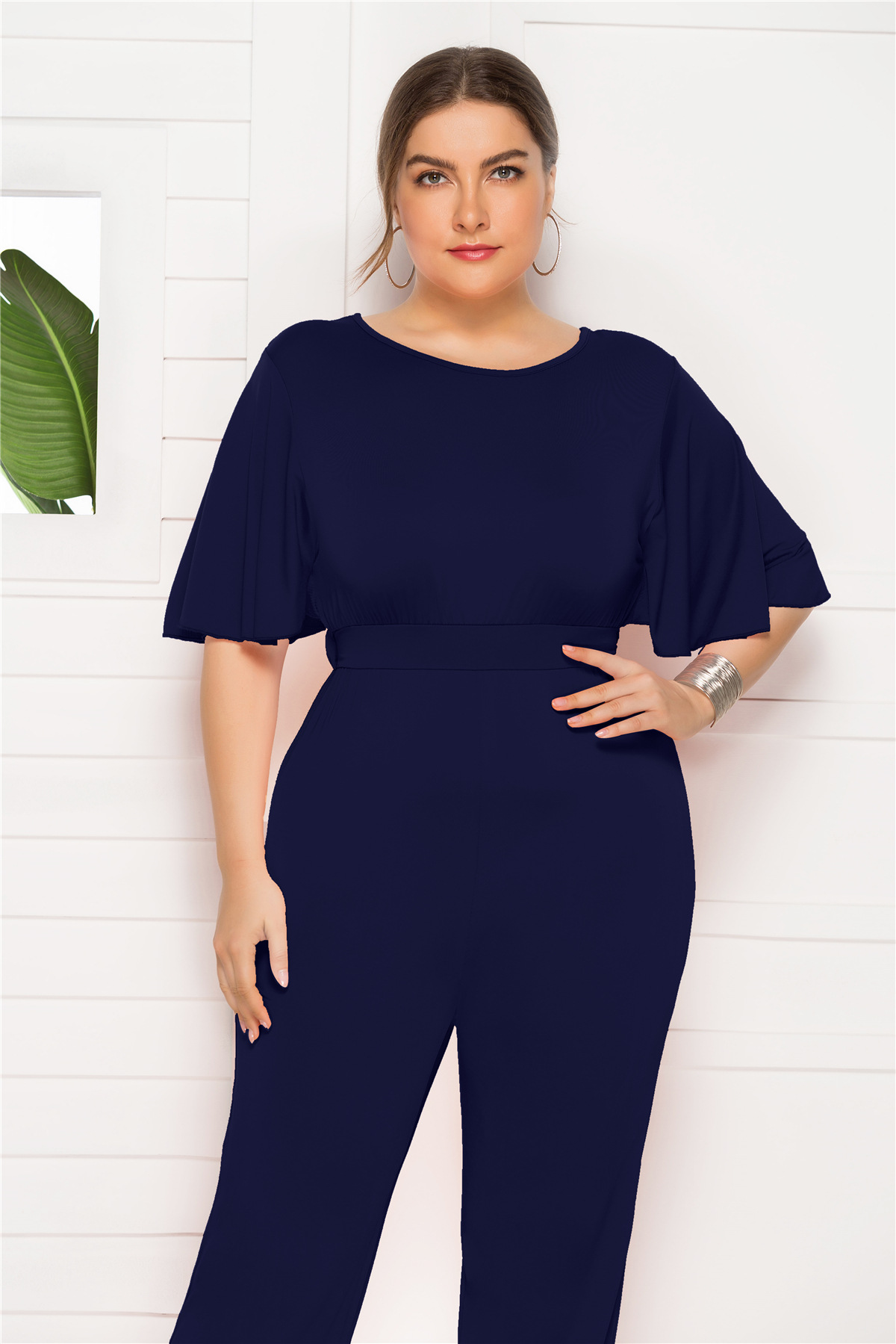 Plus Size Womens Jumpsuit 9 Colors Loose Fit Fashionable Design Casual or Party Wear Wholesale Available