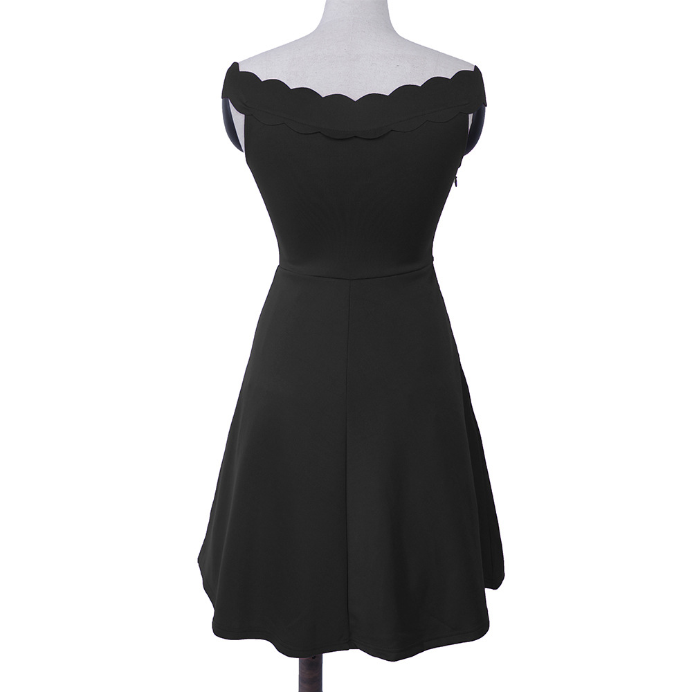 Sleeveless A Line Dress for Women Off Shoulder Design Summer Style Elegant Look Wholesale Available